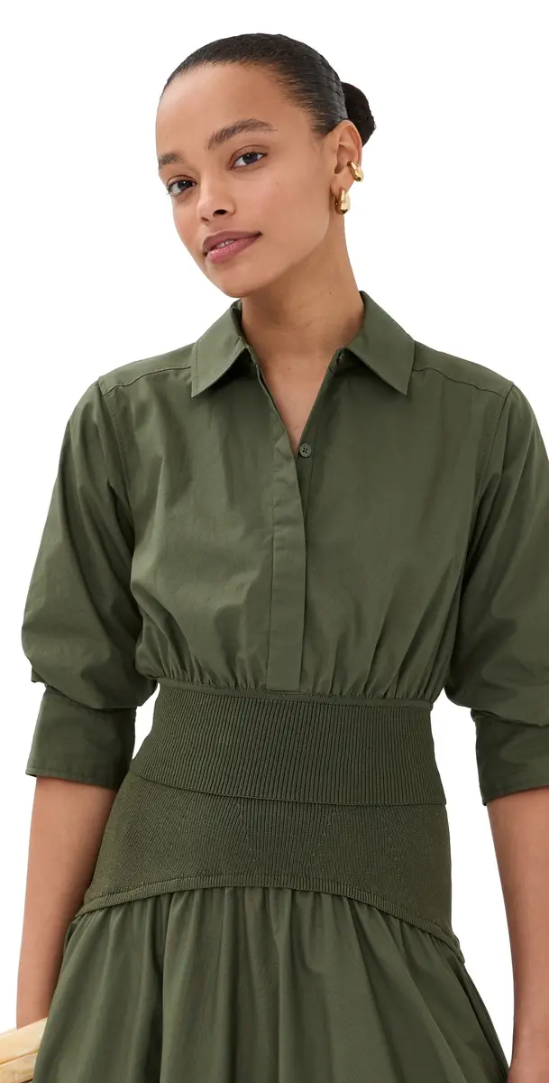 SIMKHAI tiles Shirt Fern | Image 1 SIMKHAI tiles Shirt Fern | Image 1