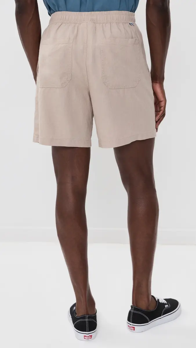 Obey Relaxed Linen Shorts 7 | Thumbnail 3 Obey Relaxed Linen Shorts 7 | Thumbnail 3