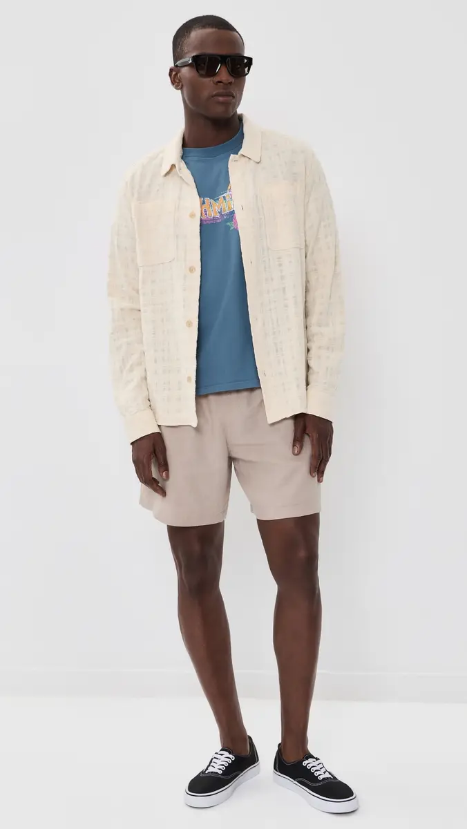 Obey Relaxed Linen Shorts 7 | Thumbnail 5 Obey Relaxed Linen Shorts 7 | Thumbnail 5
