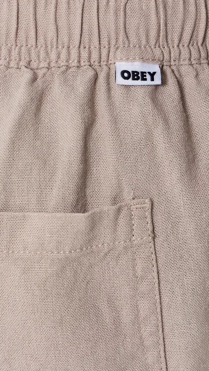 Obey Relaxed Linen Shorts 7 | Thumbnail 6 Obey Relaxed Linen Shorts 7 | Thumbnail 6
