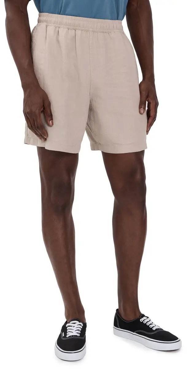 Obey Relaxed Linen Shorts 7