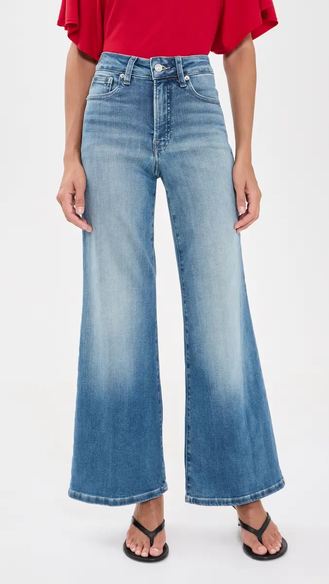 GOOD AMERICAN Soft Tech Good Waist Palazzo Ankle Jeans Indigo38 | Thumbnail 2 GOOD AMERICAN Soft Tech Good Waist Palazzo Ankle Jeans Indigo38 | Thumbnail 2