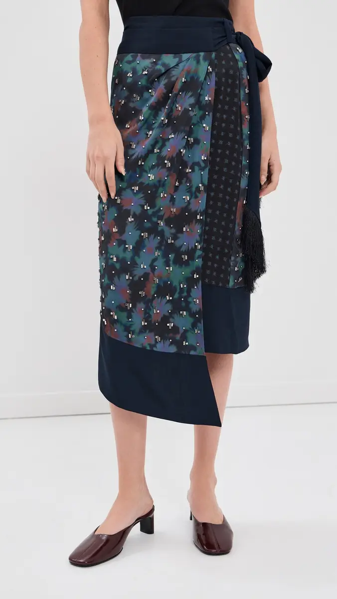 3.1 Phillip Lim Desert Flower Draped Wrap Skirt | Thumbnail 2 3.1 Phillip Lim Desert Flower Draped Wrap Skirt | Thumbnail 2