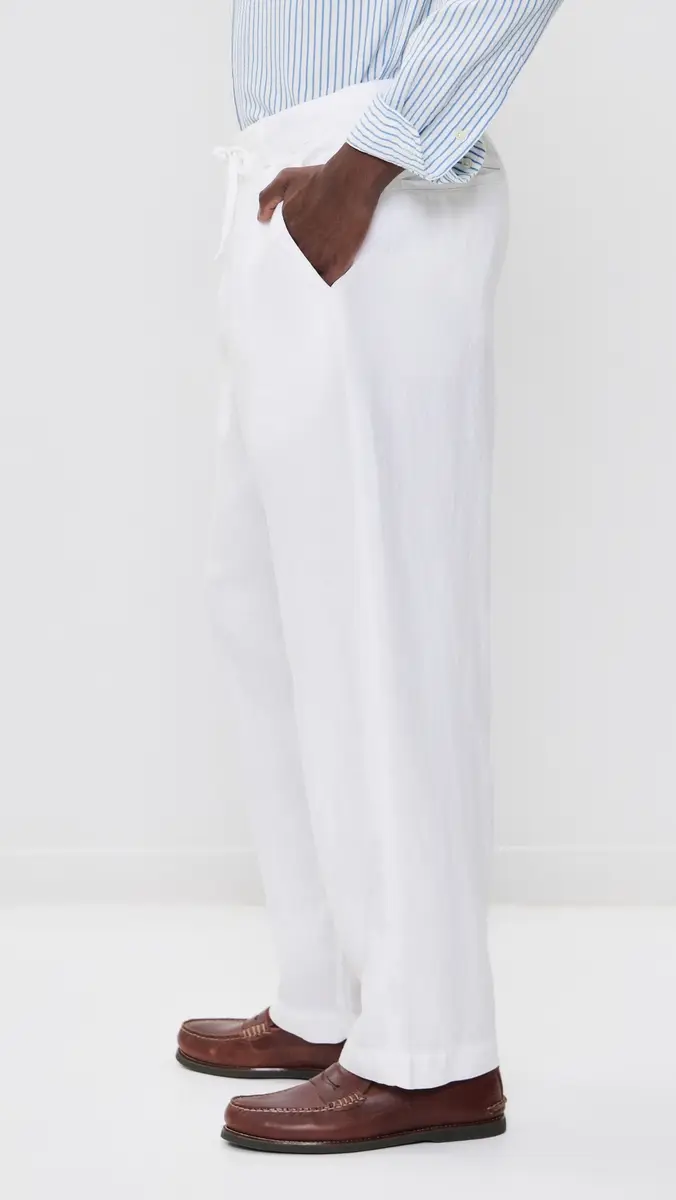 Polo Ralph Lauren Original Label Linen Pleated Relaxed Pants | Thumbnail 4