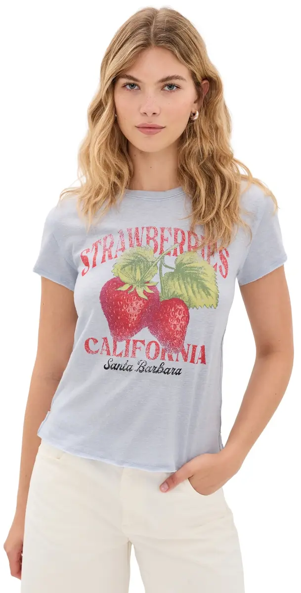 Free People Nova Graphic Tee Strawberry Combo M | Image 1 Free People Nova Graphic Tee Strawberry Combo M | Image 1