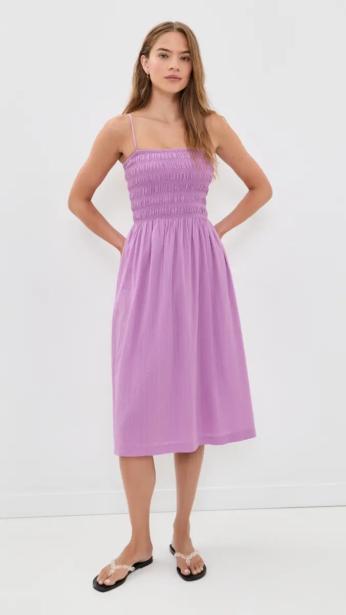 Madewell Peony Midi Dress | Thumbnail 5 Madewell Peony Midi Dress | Thumbnail 5