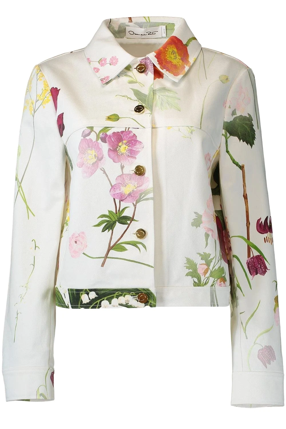 Mixed Botanical Denim Jacket Mixed Botanical Denim Jacket