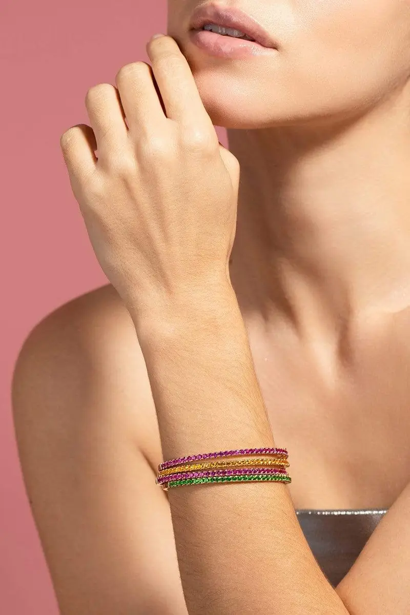 KWIAT Yellow Sapphire Stackable Bangle | Thumbnail 2 KWIAT Yellow Sapphire Stackable Bangle | Thumbnail 2