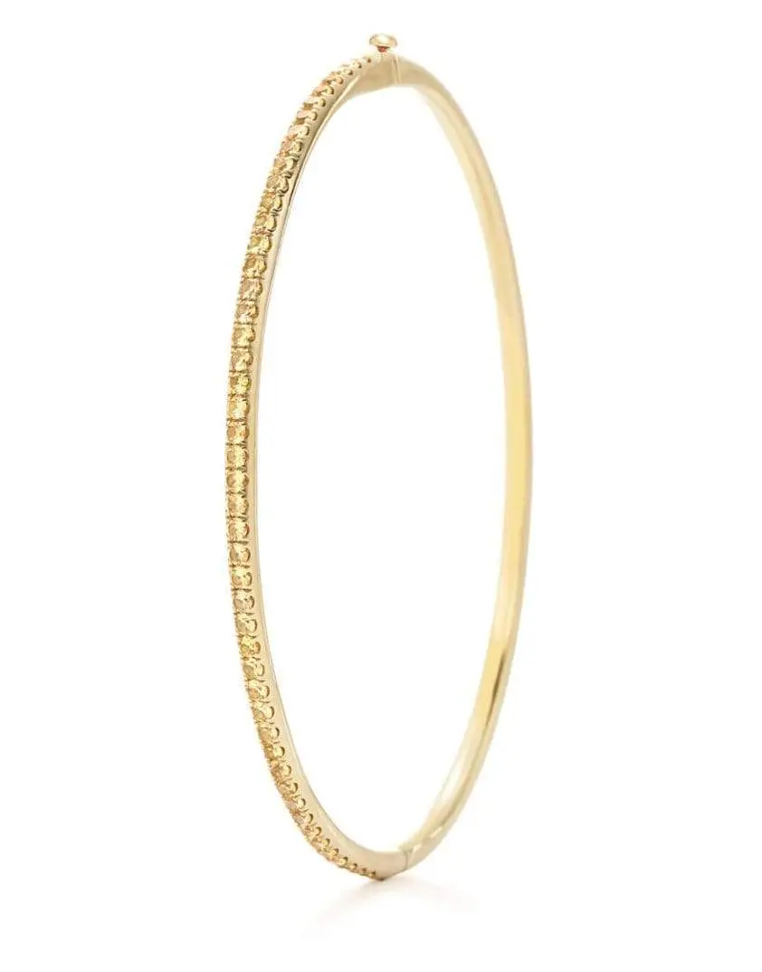 KWIAT Yellow Sapphire Stackable Bangle | Thumbnail 3 KWIAT Yellow Sapphire Stackable Bangle | Thumbnail 3