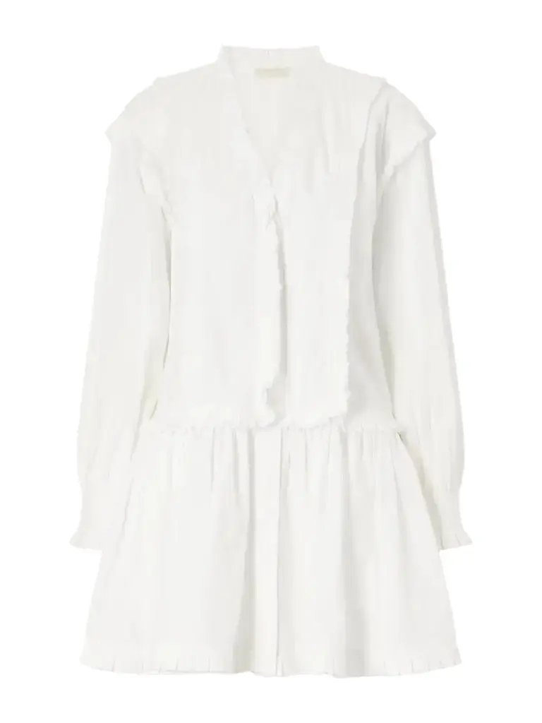 Ulla Johnson Beatrix Ruffled Cotton Mini Dress | Image 1 Ulla Johnson Beatrix Ruffled Cotton Mini Dress | Image 1