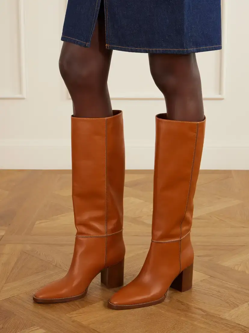 Gianvito Rossi 70 Leather Knee Boots | Thumbnail 2