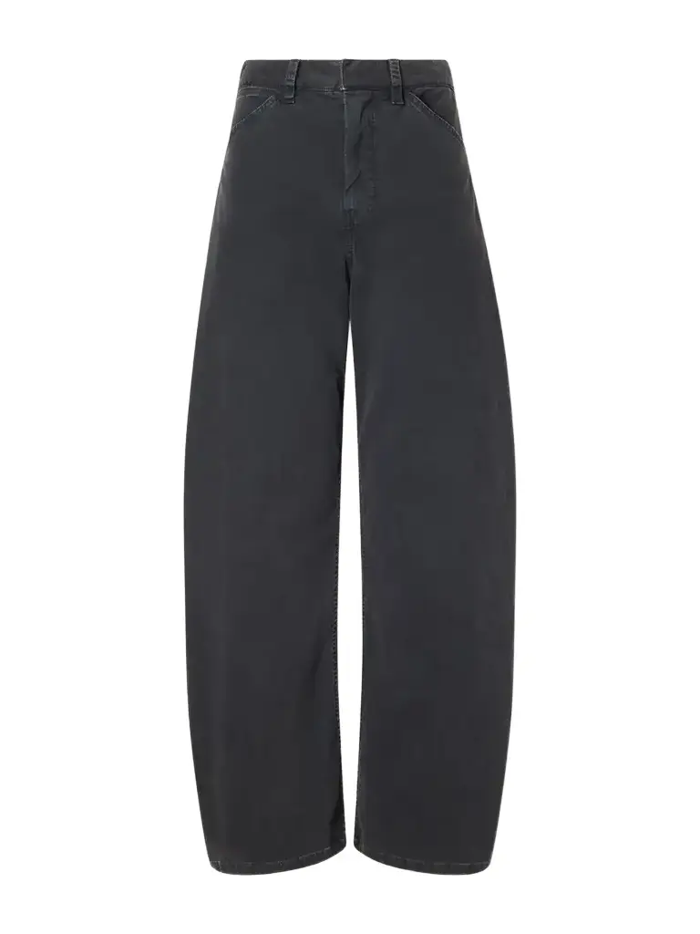 Nili Lotan Tribeca Brushed Cotton-blend Twill Barrel-leg Pants | Image 1 Nili Lotan Tribeca Brushed Cotton-blend Twill Barrel-leg Pants | Image 1