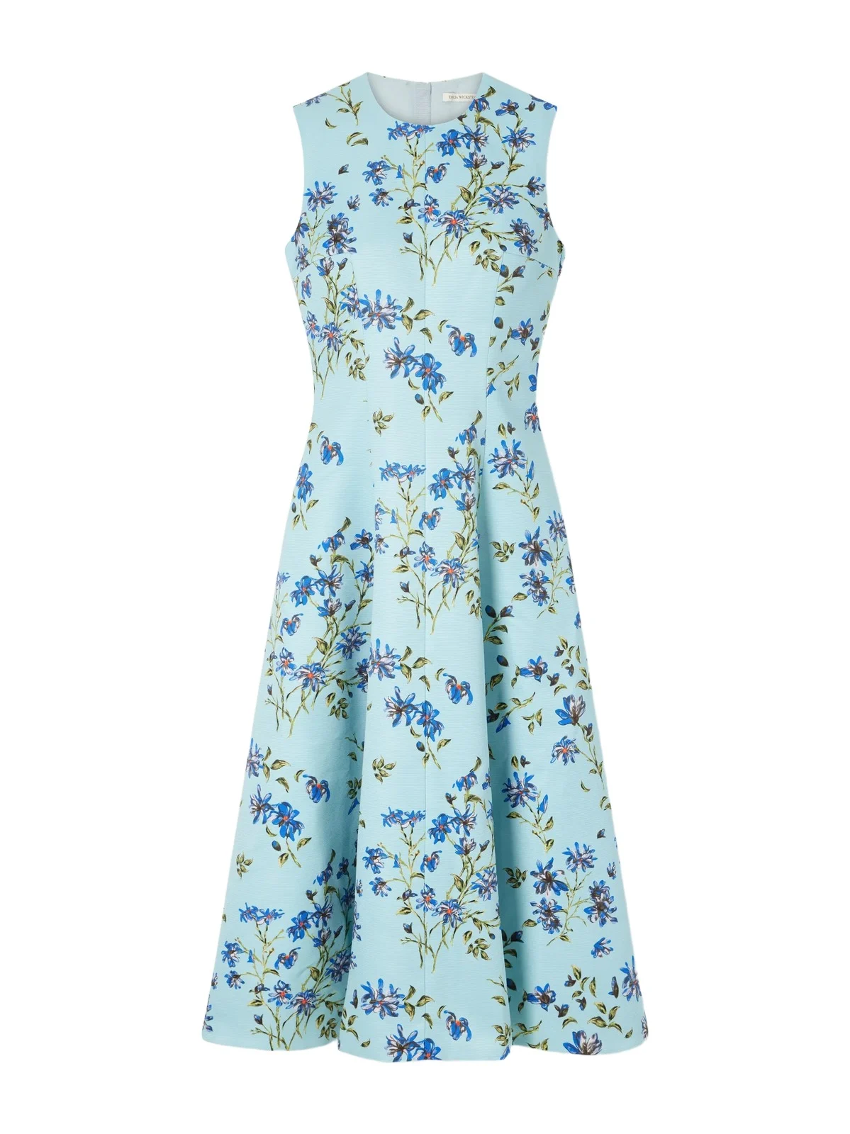 Floral-print Faille Midi Dress Floral-print Faille Midi Dress