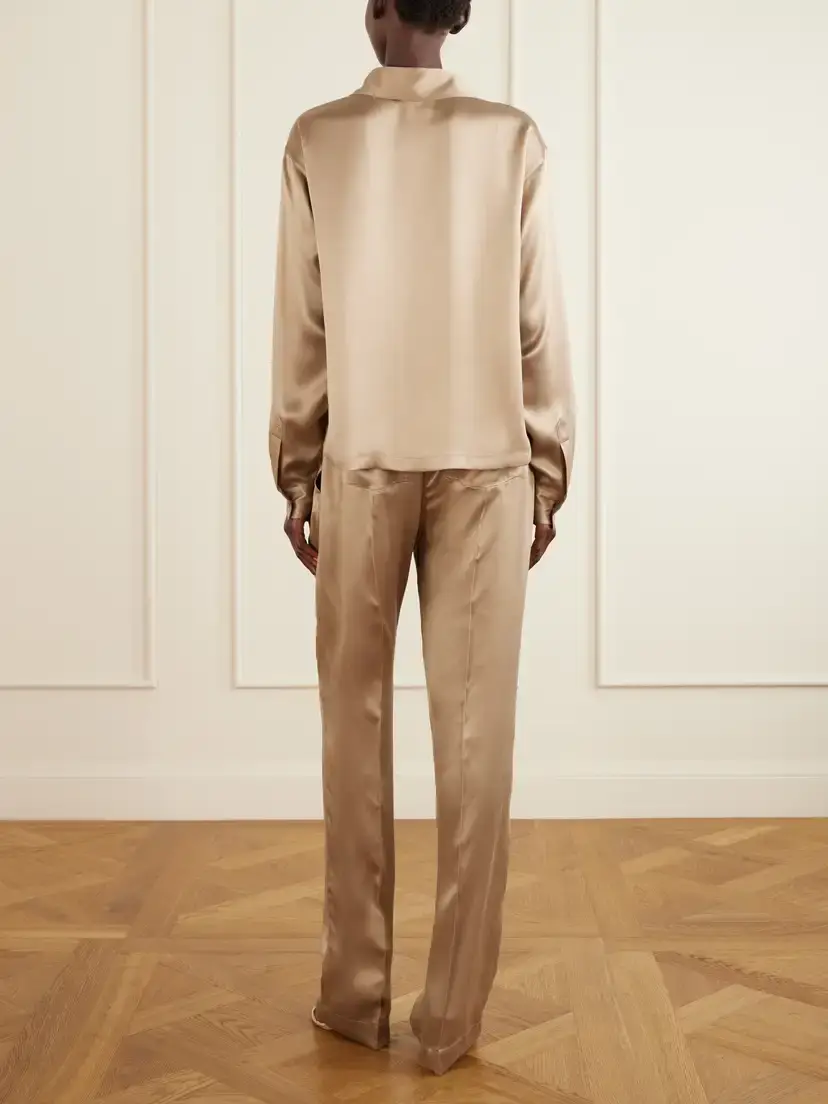 Tom Ford Silk-satin Blouse | Thumbnail 4 Tom Ford Silk-satin Blouse | Thumbnail 4