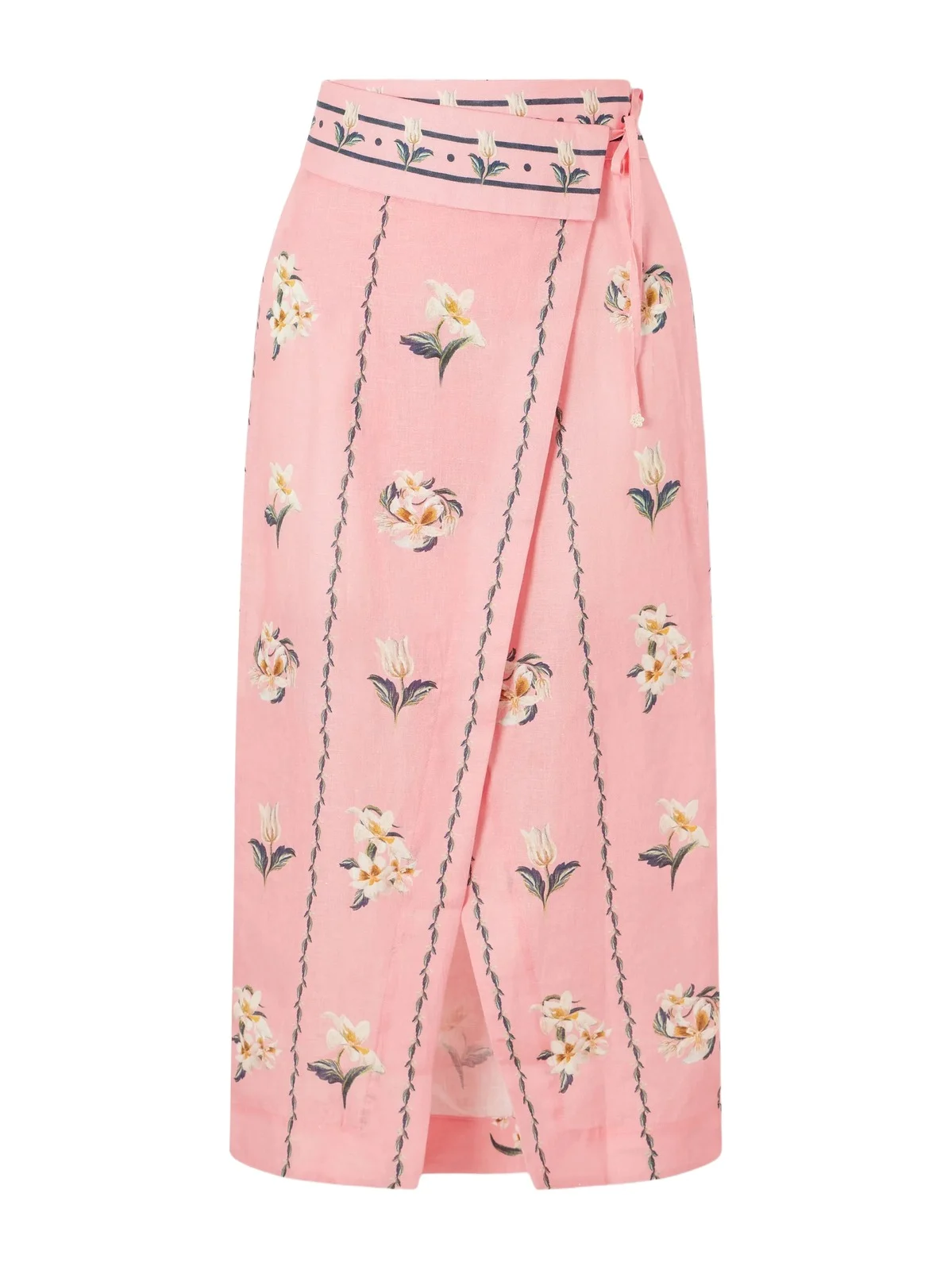 Agua by Agua Bendita Tierra Promessa Floral-print Linen Pareo