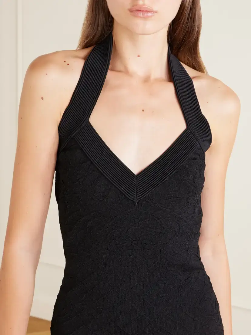 Balmain Jacquard-knit Mini Dress | Thumbnail 4 Balmain Jacquard-knit Mini Dress | Thumbnail 4