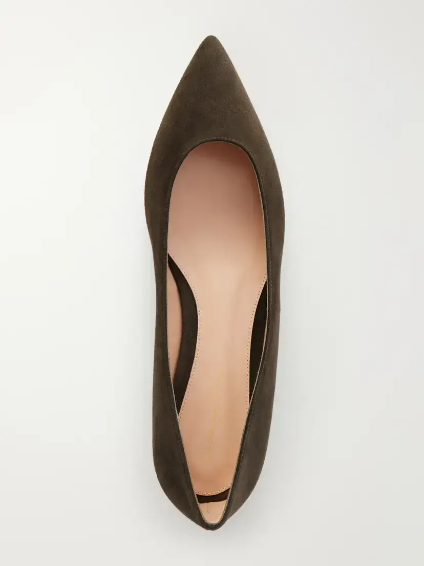 Gianvito Rossi Ginavito Suede Ballet Flats | Thumbnail 6 Gianvito Rossi Ginavito Suede Ballet Flats | Thumbnail 6