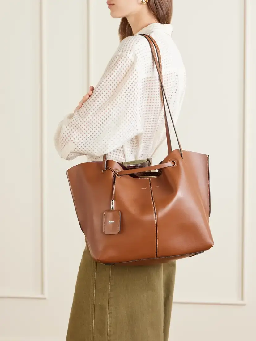 Max Mara Leather Shoulder Bag | Thumbnail 2 Max Mara Leather Shoulder Bag | Thumbnail 2