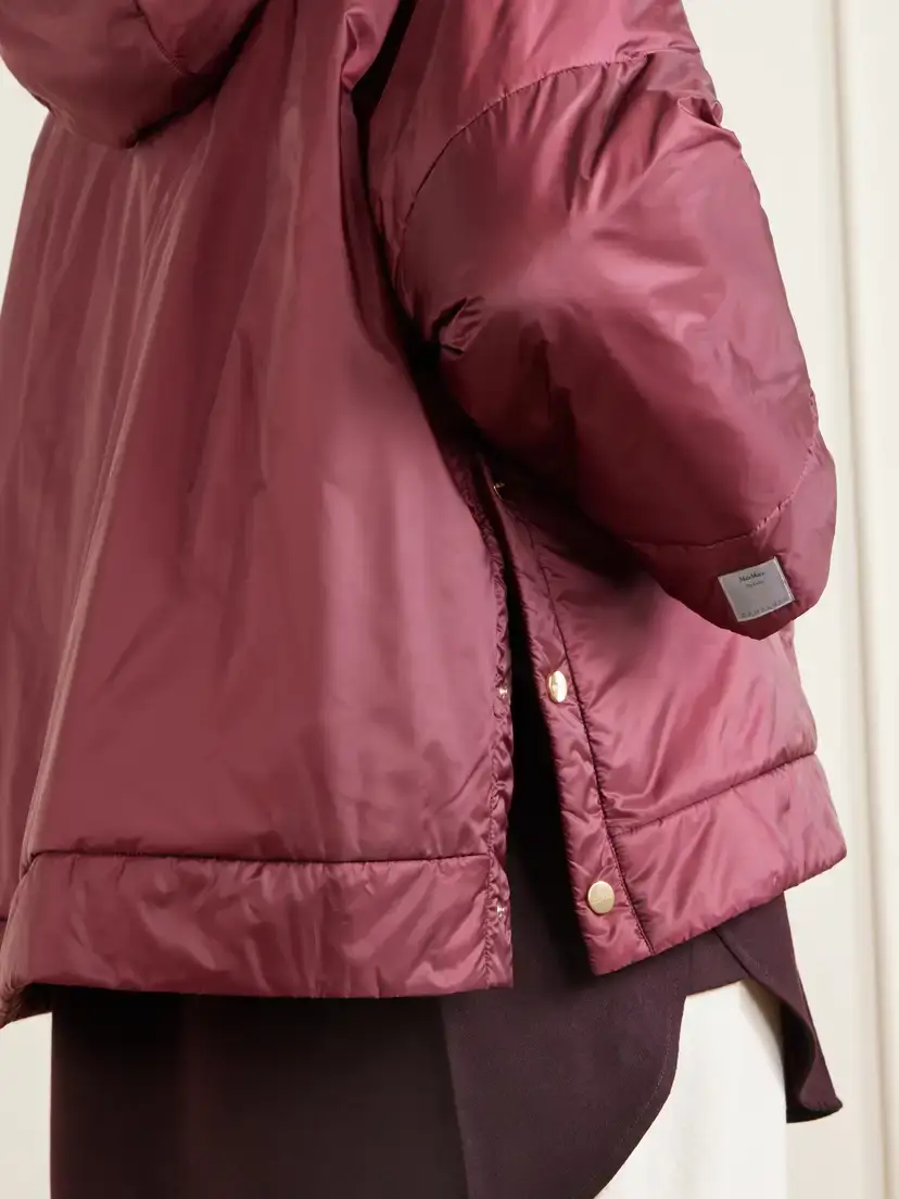 Max Mara Fiore Padded Hooded Shell Jacket | Thumbnail 6 Max Mara Fiore Padded Hooded Shell Jacket | Thumbnail 6