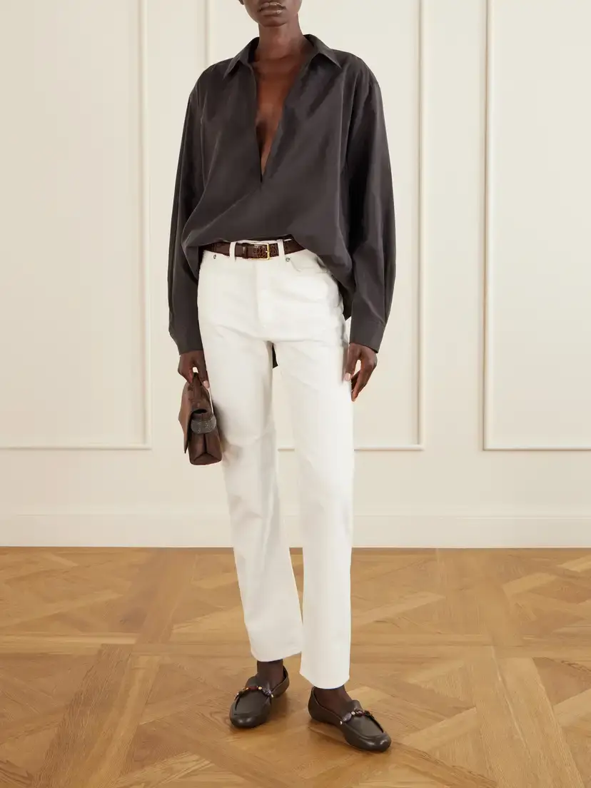 Gianvito Rossi Stone-mbellished Leather Loafers | Thumbnail 4 Gianvito Rossi Stone-mbellished Leather Loafers | Thumbnail 4
