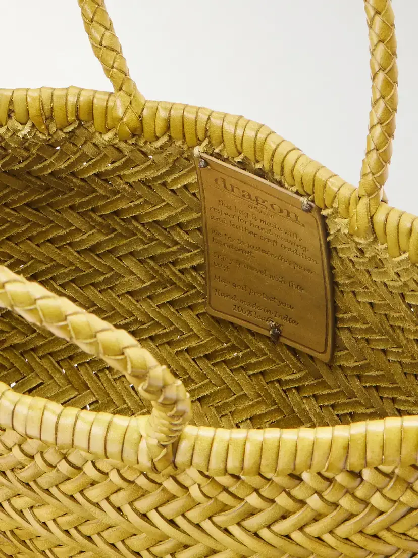Dragon Diffusion Gora Mini Woven Leather Tote | Thumbnail 6 Dragon Diffusion Gora Mini Woven Leather Tote | Thumbnail 6