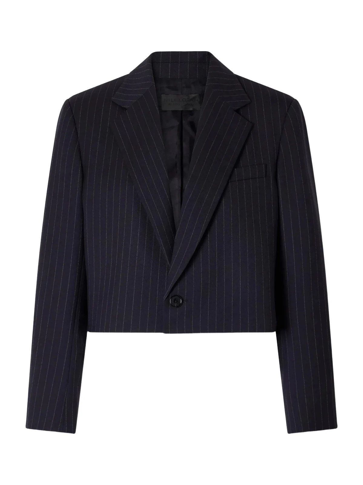 Swan Striped Wool-blend Blazer