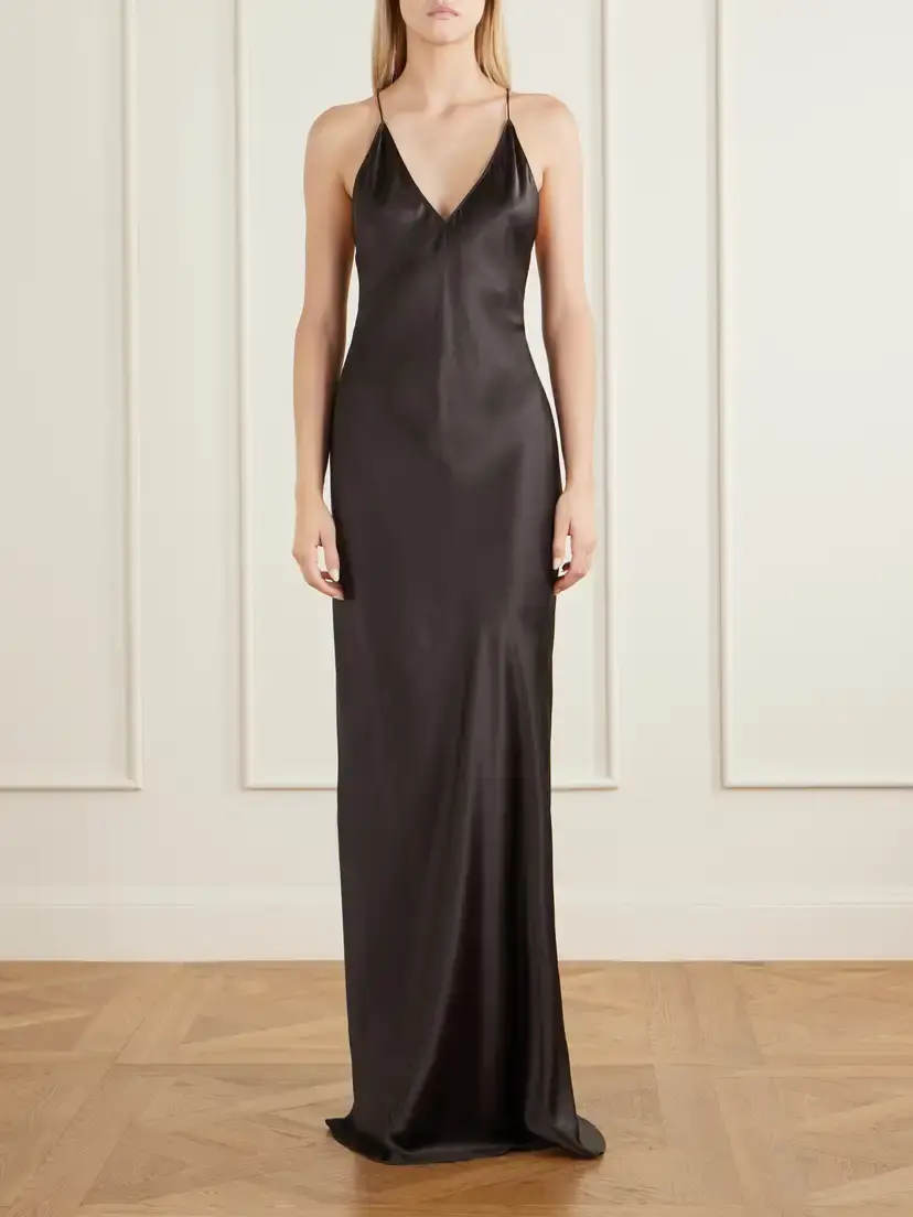 Nili Lotan Ira Silk-charmeuse Gown | Thumbnail 2 Nili Lotan Ira Silk-charmeuse Gown | Thumbnail 2