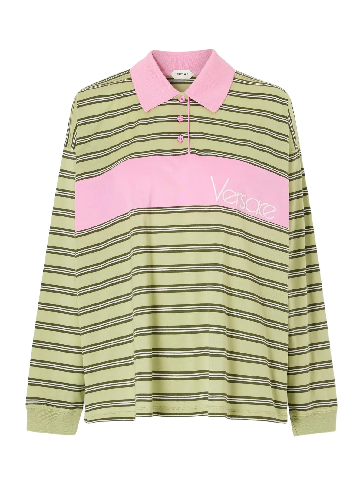Logo-embroidered Striped Cotton-jersey Polo Shirt Logo-embroidered Striped Cotton-jersey Polo Shirt