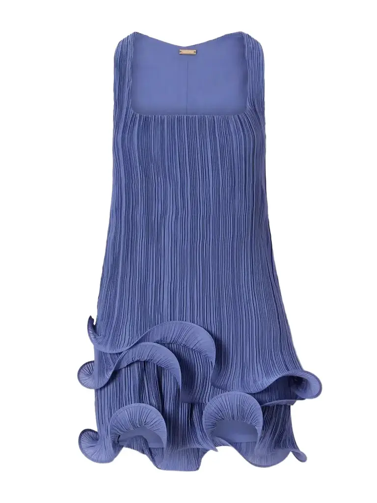 Cult Gaia Marsa Plissé-chiffon Mini Dress | Image 1 Cult Gaia Marsa Plissé-chiffon Mini Dress | Image 1