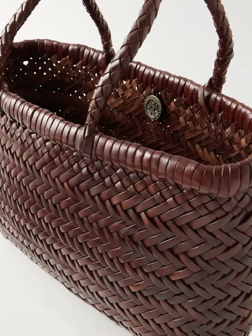 Dragon Diffusion Gora Mini Woven Leather Tote | Thumbnail 5 Dragon Diffusion Gora Mini Woven Leather Tote | Thumbnail 5