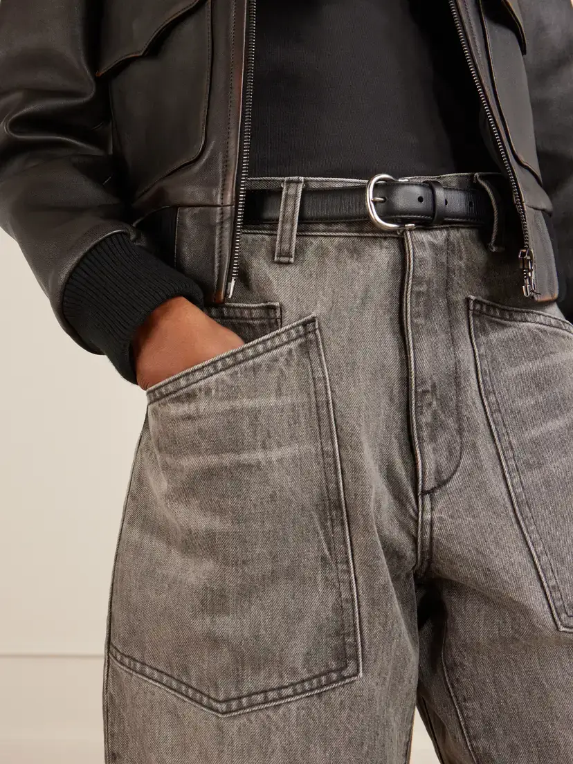 Nili Lotan Shon Mid-rise Barrel-leg Jeans | Thumbnail 5 Nili Lotan Shon Mid-rise Barrel-leg Jeans | Thumbnail 5