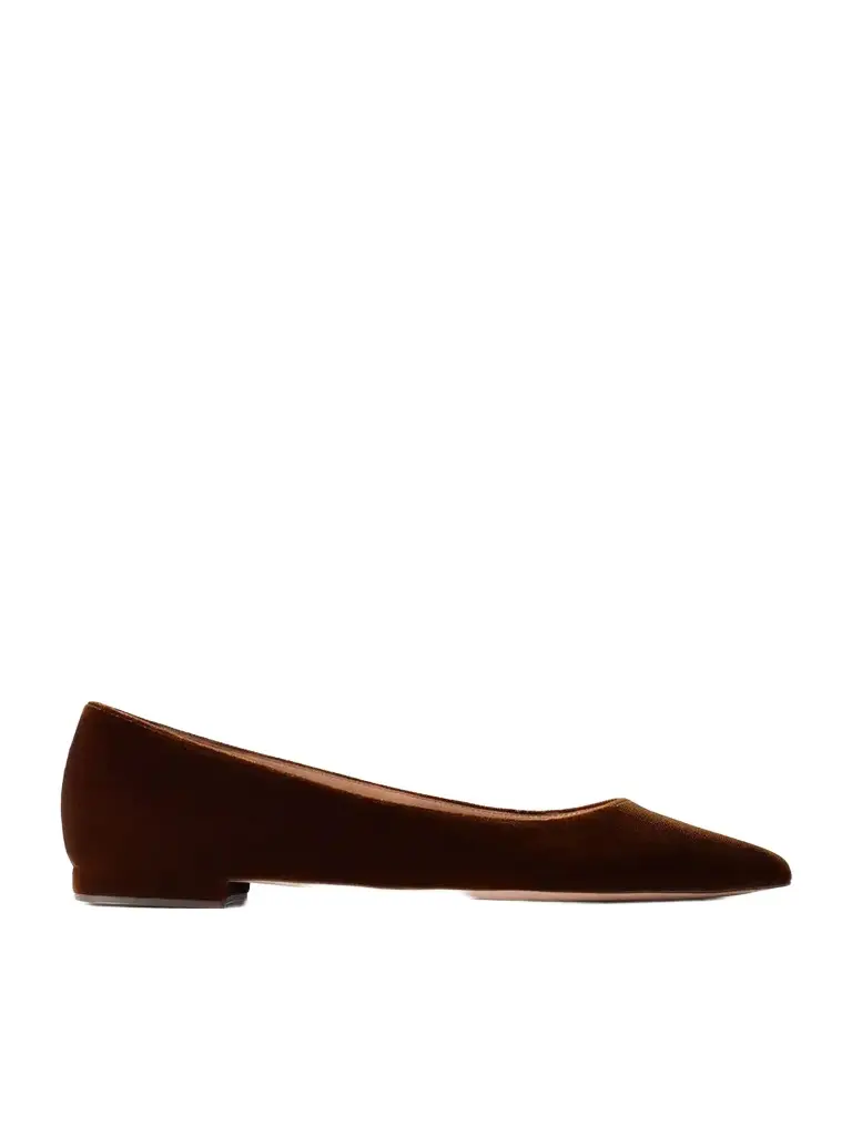 Gianvito Rossi Gianvito Velvet Ballet Flats | Image 1 Gianvito Rossi Gianvito Velvet Ballet Flats | Image 1