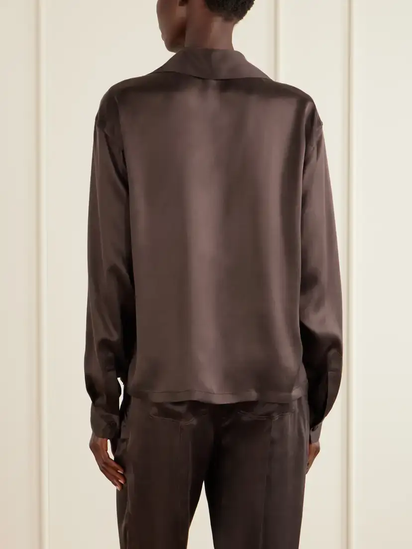 Tom Ford Silk-satin Blouse | Thumbnail 4 Tom Ford Silk-satin Blouse | Thumbnail 4