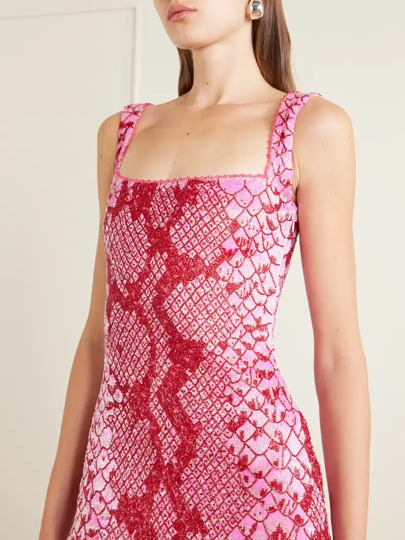 Clio Peppiatt Medusa Embellished Stretch-tulle Gown | Thumbnail 4