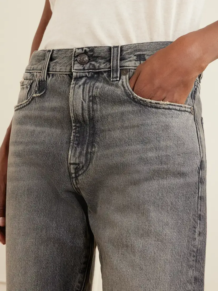 R13 Cuffed Romeo Cropped Frayed Mid-rise Straight-leg Jeans | Thumbnail 5 R13 Cuffed Romeo Cropped Frayed Mid-rise Straight-leg Jeans | Thumbnail 5