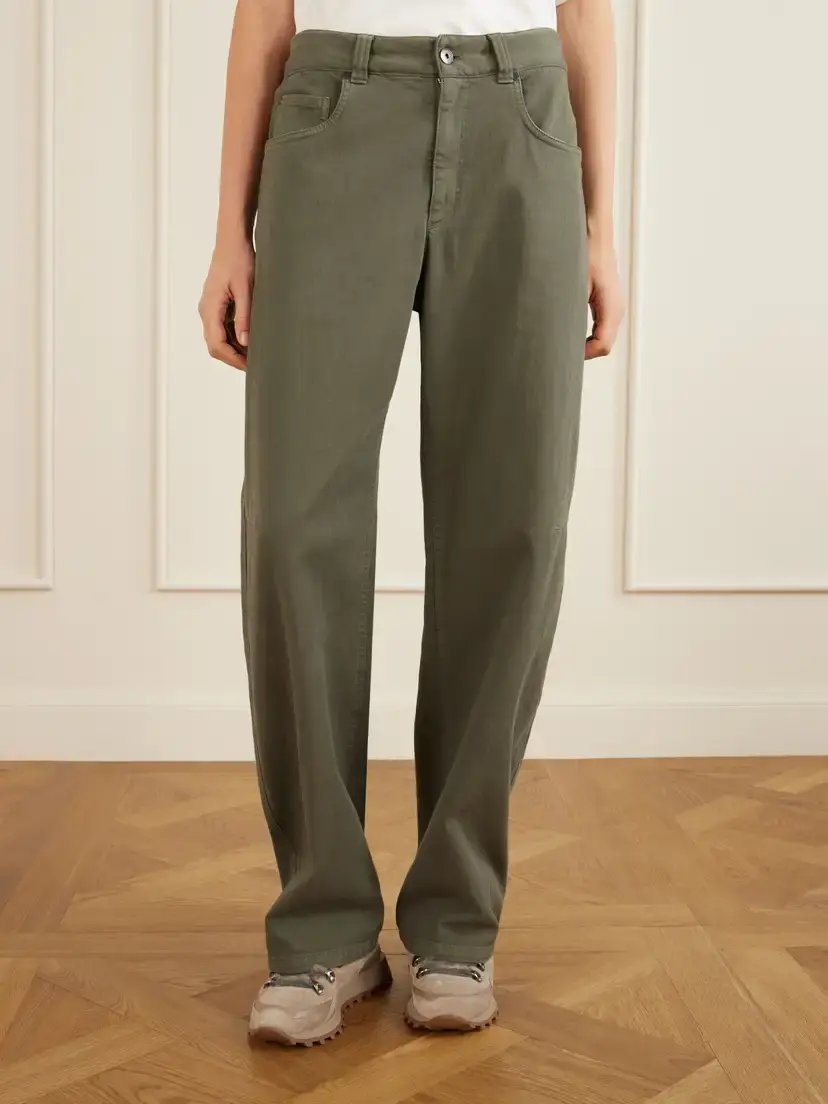 Brunello Cucinelli High-rise Wide-leg Jeans | Thumbnail 3 Brunello Cucinelli High-rise Wide-leg Jeans | Thumbnail 3