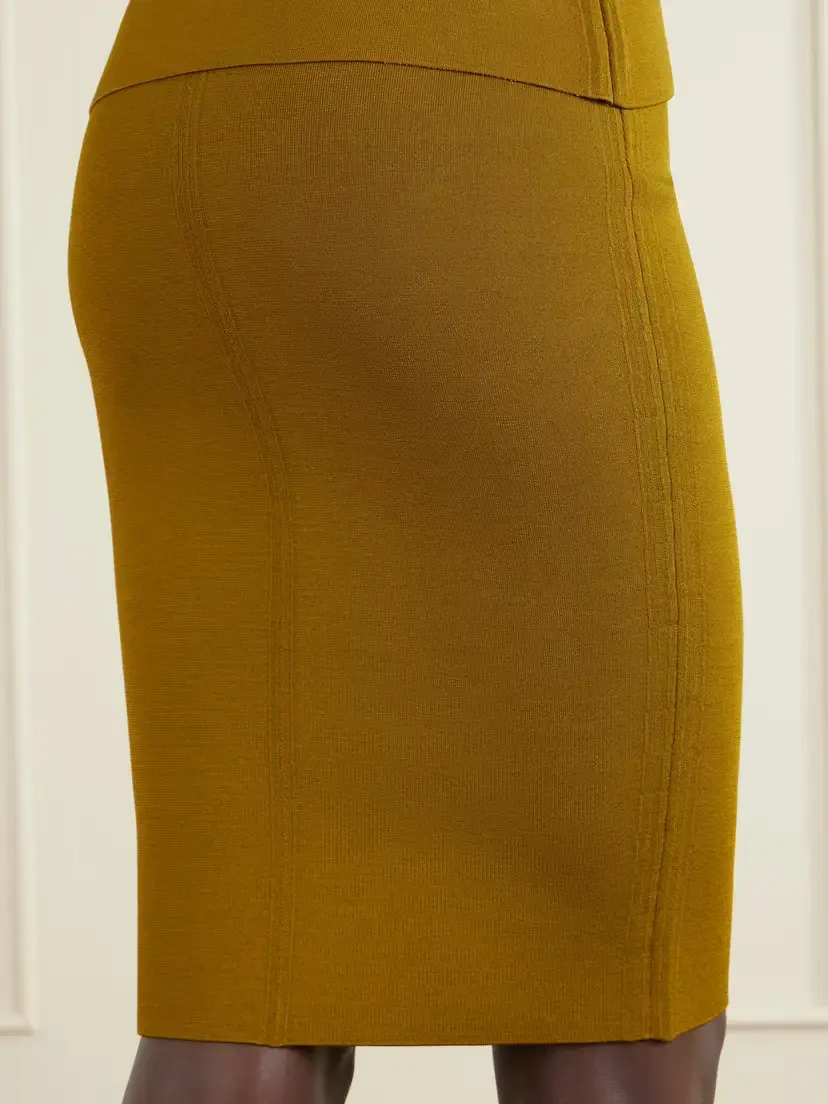 Tom Ford Crepe Knee-length Skirt | Thumbnail 5 Tom Ford Crepe Knee-length Skirt | Thumbnail 5