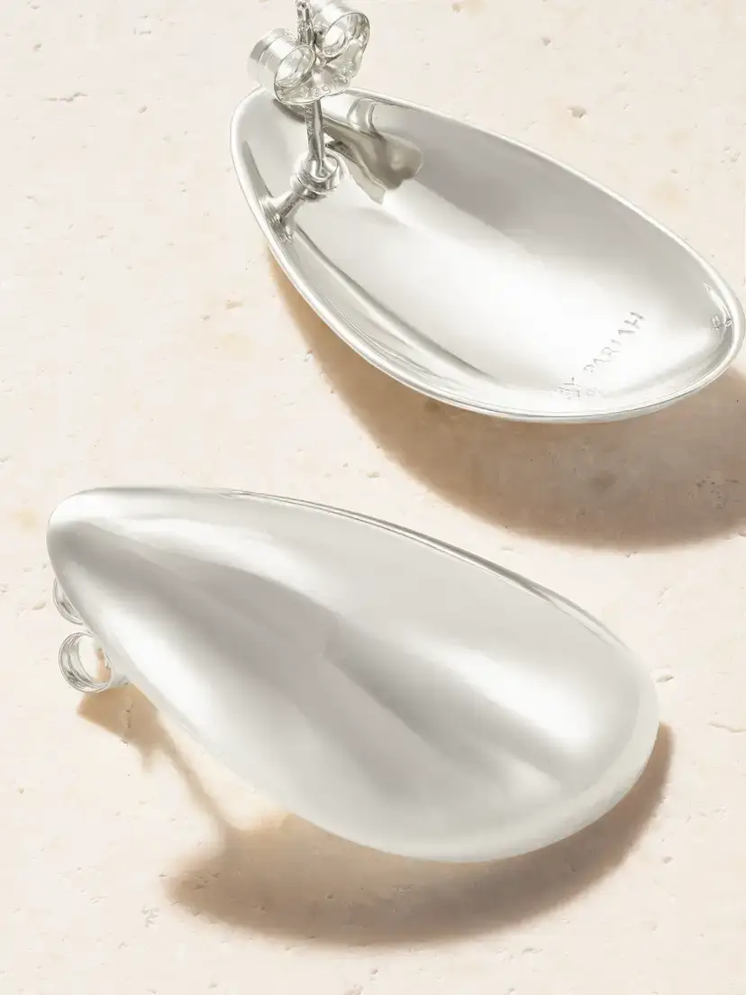 By Pariah Sculptural Recycled Sterling Silver Earrings | Thumbnail 3 By Pariah Sculptural Recycled Sterling Silver Earrings | Thumbnail 3