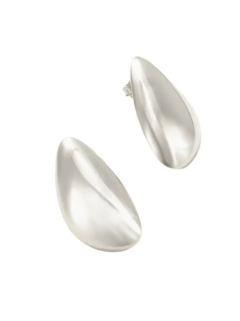 By Pariah Sculptural Recycled Sterling Silver Earrings | Image 1 By Pariah Sculptural Recycled Sterling Silver Earrings | Image 1
