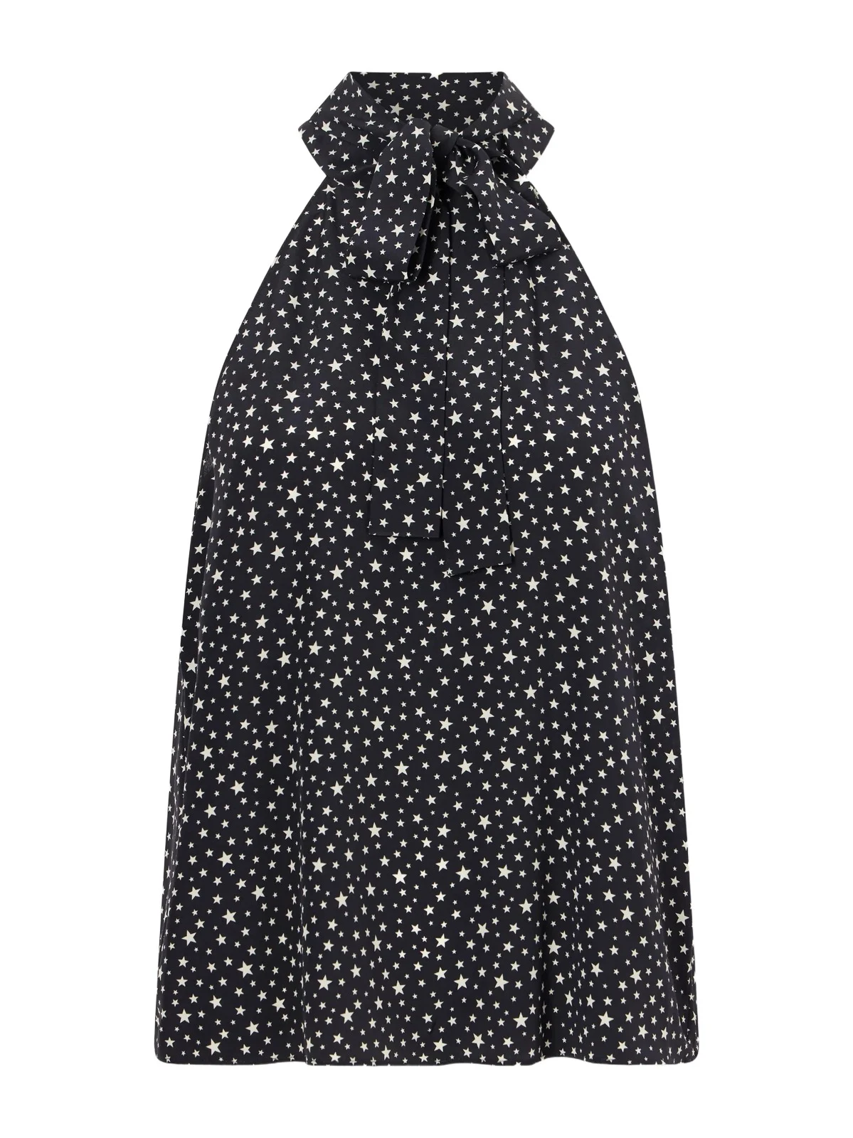 Alla Polka-star Silk Halterneck Blouse Alla Polka-star Silk Halterneck Blouse