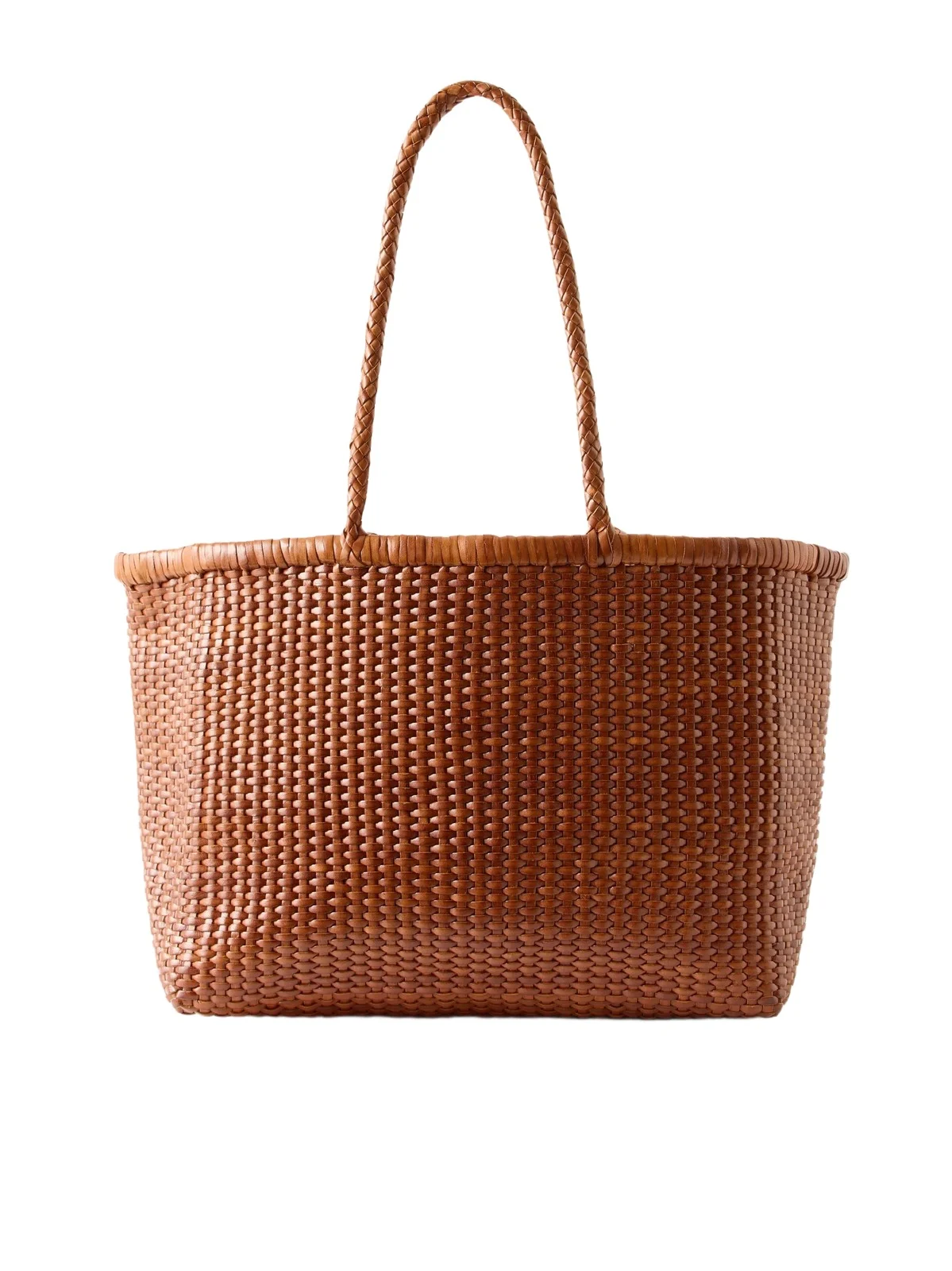 B Weave Leather Tote