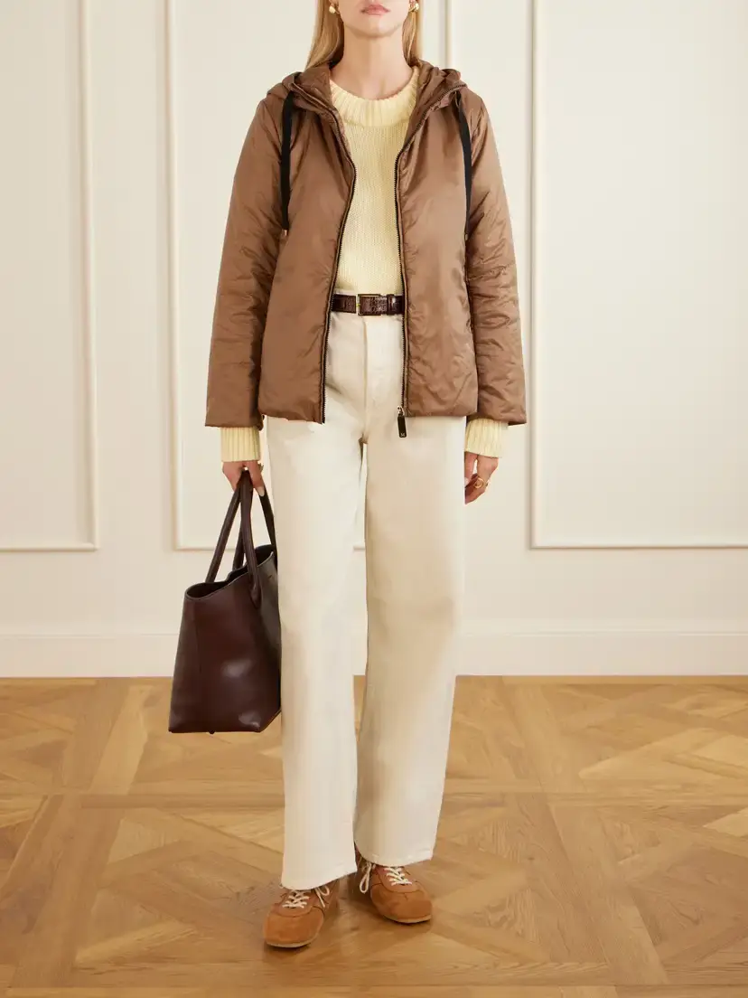 Max Mara Padded Hooded Shell Jacket | Thumbnail 2