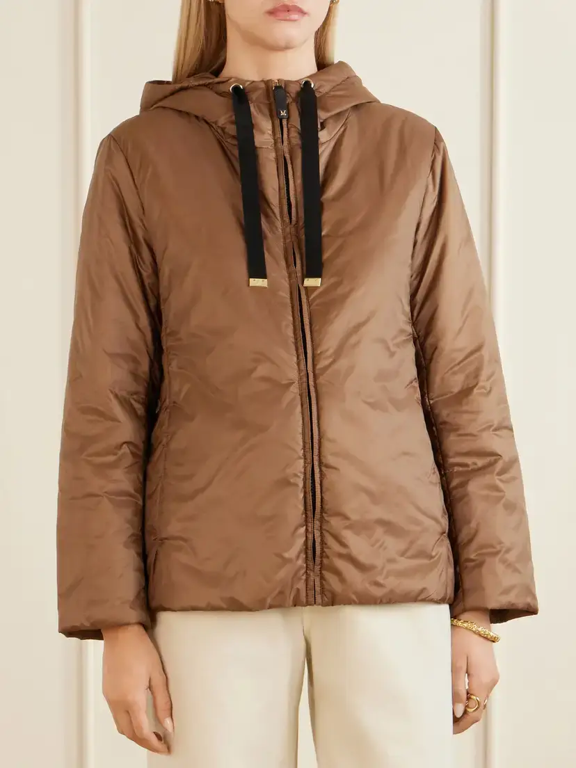 Max Mara Padded Hooded Shell Jacket | Thumbnail 3