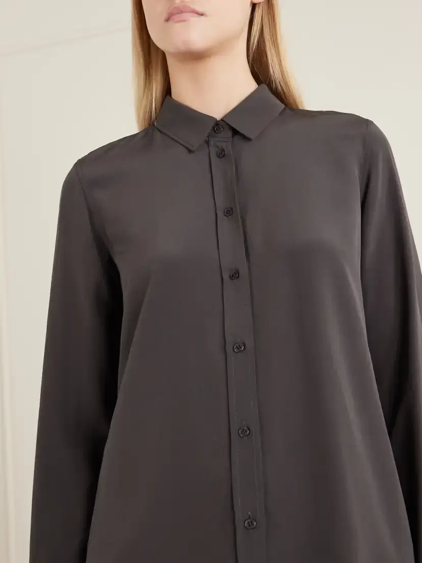 Nili Lotan Gaia Silk-crepe De Chine Shirt | Thumbnail 5 Nili Lotan Gaia Silk-crepe De Chine Shirt | Thumbnail 5