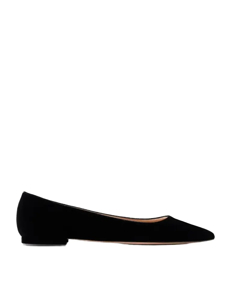 Gianvito Rossi Gianvito Velvet Ballet Flats | Image 1 Gianvito Rossi Gianvito Velvet Ballet Flats | Image 1