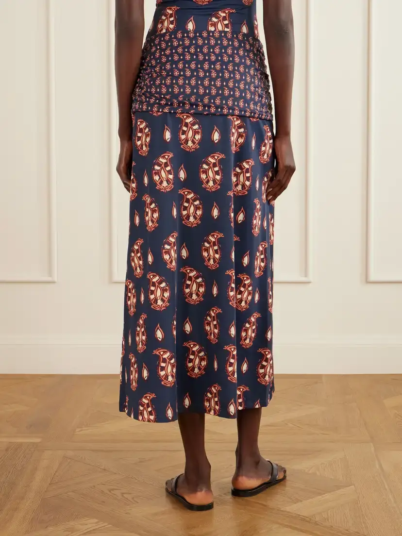 Johanna Ortiz Under The Sun Cutout Ruched Printed Stretch-jersey Skirt | Thumbnail 4 Johanna Ortiz Under The Sun Cutout Ruched Printed Stretch-jersey Skirt | Thumbnail 4