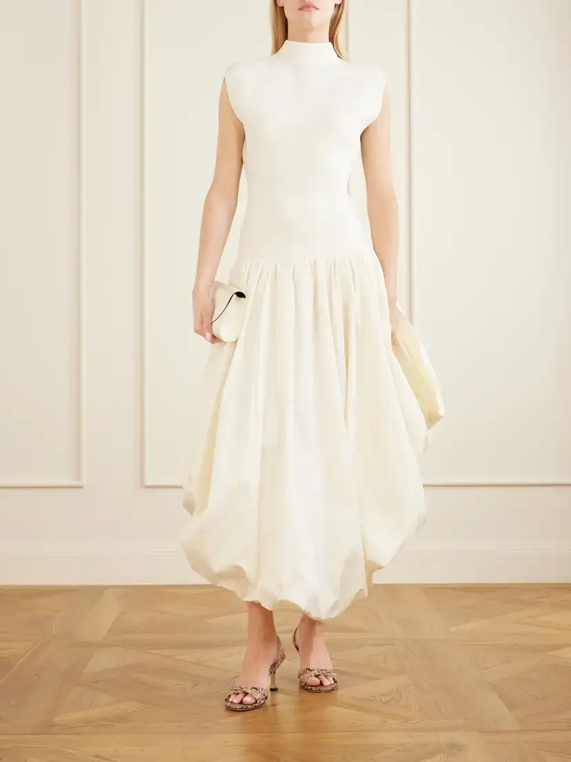 Aje Venetia Satin Midi Dress | Thumbnail 2