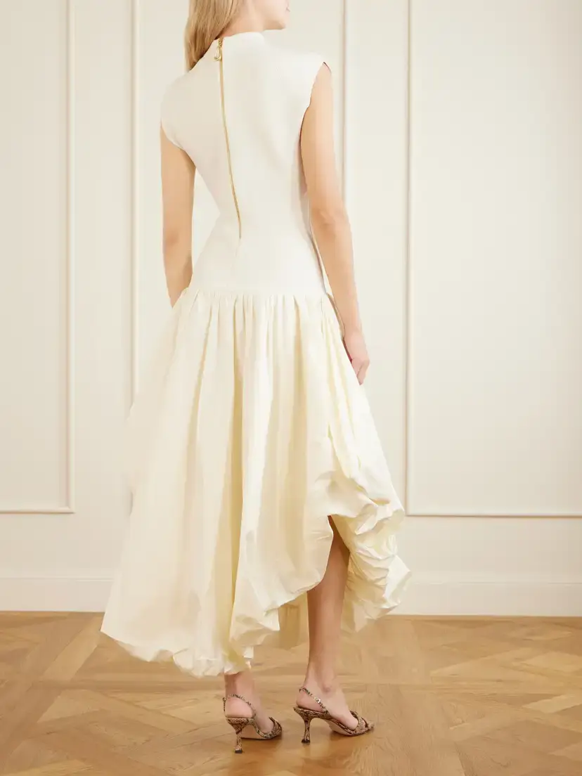 Aje Venetia Satin Midi Dress | Thumbnail 3