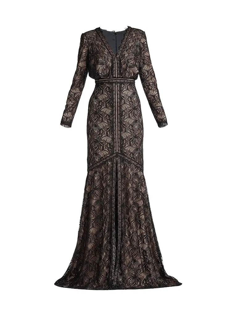 Tadashi Shoji Women's Floral Lace Gown | Image 1 Tadashi Shoji Women's Floral Lace Gown | Image 1