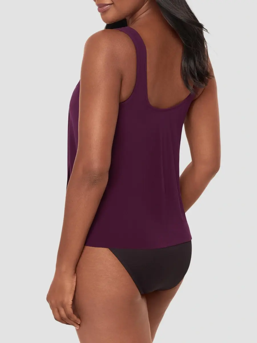 Miraclesuit Women's Rock Solid Tankini Top | Thumbnail 3 Miraclesuit Women's Rock Solid Tankini Top | Thumbnail 3